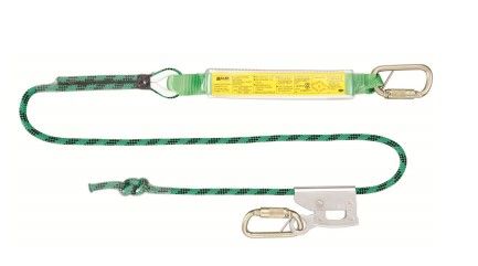 LANYARD ROPE ADJUSTABLE 2M KERMANTLE SS MILLER