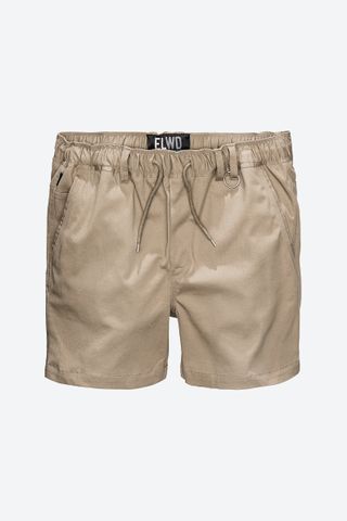 SHORT ELWOOD MENS ELASTIC BASIC STONE SIZE 38