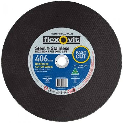 DISC CUT OFF METAL FLEXOVIT 406X3X25.4MM