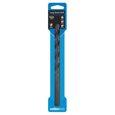 DRILL SUTTON HSS LONG 12.0MM