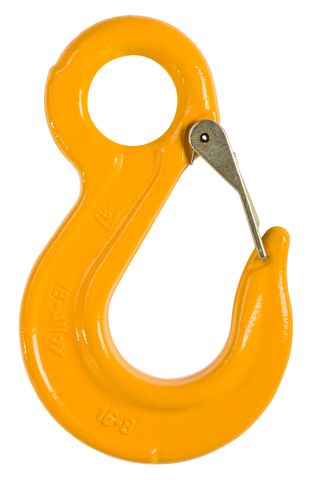 HOOK EYE SLING C/W SAFETY LATCH 13MM 5.3T GRD80