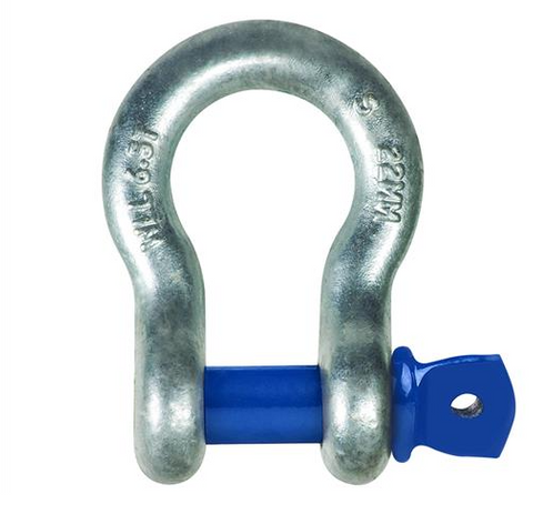 SHACKLE BOW 38MM 17T SCREW PIN GRD S