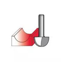ROUTER CUTTER CORE BOX 1/4" 12.7MM