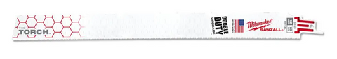 RECIPRO BLADE MILW DEMO TORCH 300MM 18TPI (PK25)