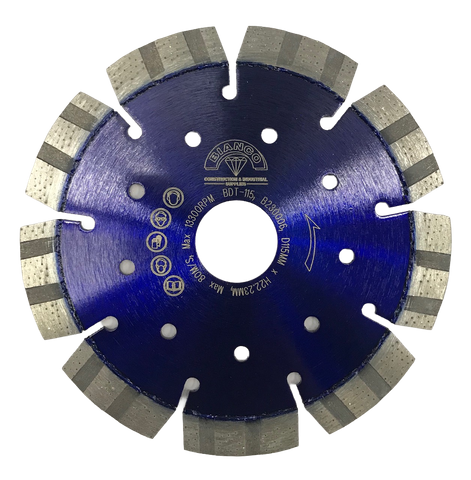 BLADE DIAMOND *** 115MM - LASER SEG TURBO