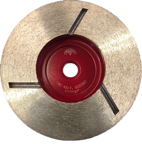 CONT CUPWHEEL FINE 100 M14 RED