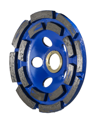 CUP WHEEL DOUBLE ROW CONCRETE 100MM