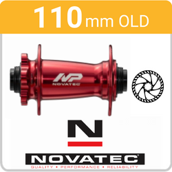 Front Disc - 6 Bolt - T/A 110mm x 15mm - BOOST - Red - 95956