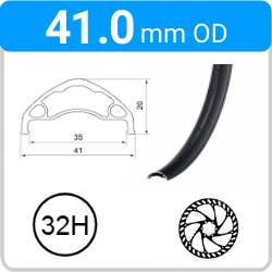 41.0mm OD - Jetset AE 35+ - DW - SJ - TR - DS - 32H - Black - 97133 - 97134 - 97135