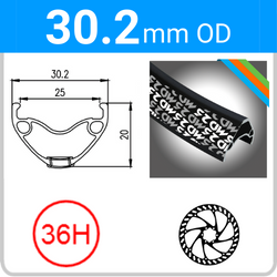 30.2mm OD - MD25 - DW - PJ - DS - SSE - TR - 36H - 97077