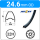 24.6mm OD - Jetset JS 919 - DW - DS - 32H - Black - 97025