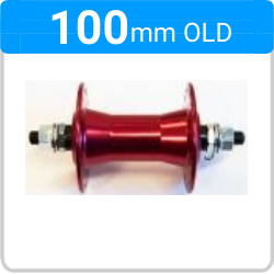 Front - Nutted - 3/8" - Retro BMX - Red - 96810