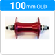 Front - Nutted - 3/8" - Retro BMX - Red - 96810