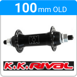 Front - Nutted - 3/8" - Alloy - Black - 93003A