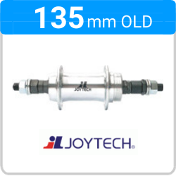 Rear 135mm - Screw On - Nutted - Silver - 95083A - 93007