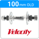 Front - Nutted - 3/8" - Alloy - Loose - Silver - V2037