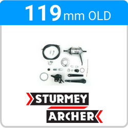 Rear 119mm - Coaster - Sturmey Archer - Silver - 3130