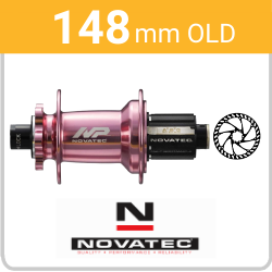 Rear Disc - 6 Bolt - 148mm - Cassette 8/11 - T/A 12mm - BOOST - Pink - 95961