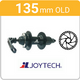 Rear Disc - 6 Bolt - 135mm - Cassette 8/10 - Loose - Black - 93029 - 94085