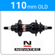 Rear 110mm - 9T Driver - 3/8&rdquo; - Black - Novatec - 94655