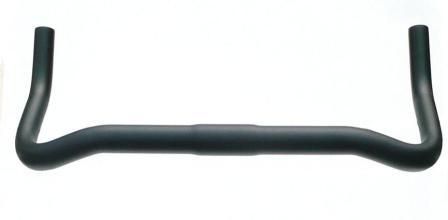HANDLEBAR  31.8mm, 44cm Wide, Bullhorn, Alloy, BLACK