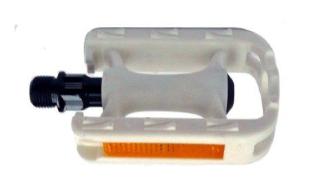 PEDALS  1/2" Kids, 12-16" bikes, WHITE