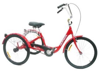 Sorry temp o/s   TRIKE  24" 6 Speed SHIMANO, 2500 Series (Designed in Australia)  Bright RED