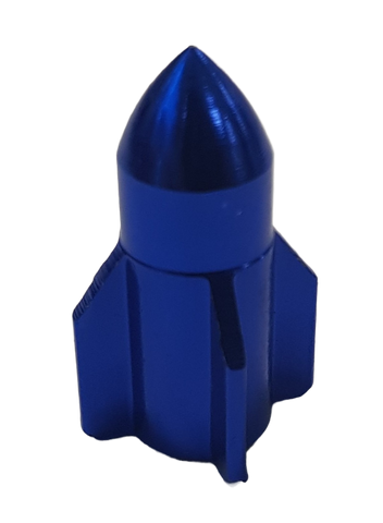 Valve Cap Blue 28mm GUIDED MISSILE, A/V