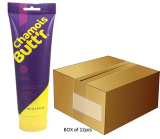BULK BUY - Box of 12 - Chamois Butt'r Her' 8 oz tube, a non-greasy skin lubricant developed specifically for women's pH levels