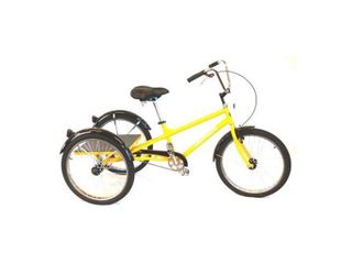 TRIKE  24" 3 Speed (Coaster) NEXUS, Industrial, 180kg Capacity  YELLOW