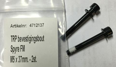 Mounting Bolt  TRP Spyre / HYRD Flat Mount M5 x 37mm Mounting Bolt (Bag of 2)