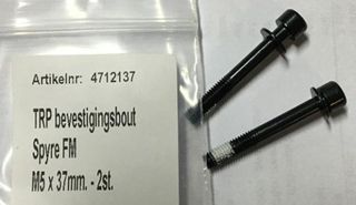 Mounting Bolt  TRP Spyre / HYRD Flat Mount M5 x 37mm Mounting Bolt (Bag of 2)