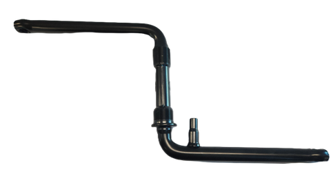 170mm - One Piece Crank With Pivot - For MTB, Cold Forged Steel, Black