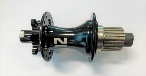 Hub Rear Novatec 32H MICRO SPLINE  Cass, 12mm x 148mm Thru Axle, 4 bearings BOOST SPEC, 6 bolt