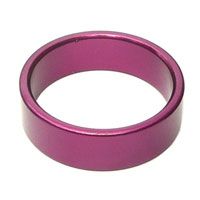 SPACER  Alloy, 1 1/8 Purple - 10mm