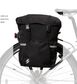 SAHOO Single pannier bag,  15L, Hook and velcro fastening, , water resisitant H40/W30/D13cm, Black with sahoo logo