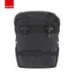 SAHOO Single pannier bag,  15L, Hook and velcro fastening, , water resisitant H40/W30/D13cm, Black with sahoo logo