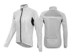 JACKET - FUNKIER SARONNO Women's Pro Lite Rain Jacket, 100% Polyester, CLEAR, XL