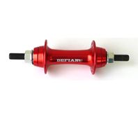 FRONT HUB ALLOY - RED - NUTTED 3/8 Axle - 36H w/sealed Bearing (Matching Rear 3140B)