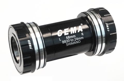 Bottom Bracket CEMA, Ceramic Hybrid, Interlock Adaptor, BB30 to 24mm interlock W:68/73 x OD:42, 24/24 for SHIMANO/FSA, Mod.SRC-BT-BB3024B