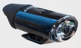 LIGHT  Front, D-Light, USB rechargeble, 4 functions, Ultra Compact, BLACK, 0.5Watt LED, 16 hours batt in Flashing