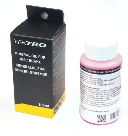 Fluid Mineral Oil 100cc - Tektro - Hydraulic disc brake oil