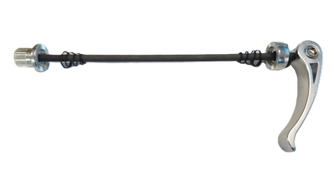 174mm - Rear Q/R Chromoly Skewer, SIlver