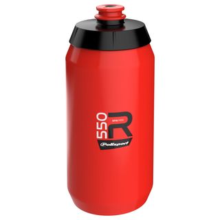 WATER BOTTLE, SENSATIONAL - wide mouth - easy squeeze - high flow - lightweight  RED  550ml  Screw-On Cap Professional type - Quality Polisport product
