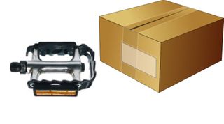 PEDALS  9/16" Sealed Bearings, Alloy, SILVER/BLACK, Box qty 10