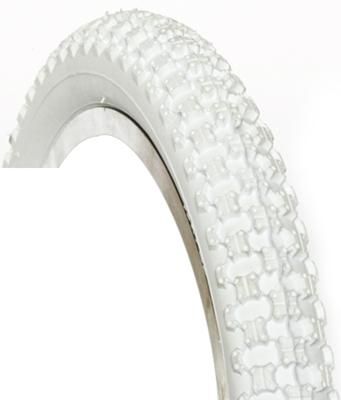 TYRE  20 x 2.125 WHITE BMX, (57-406) quality Vee Rubber tyre (4874)