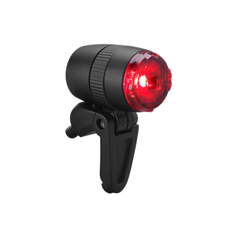 BUSCH & MULLER Dynamo REAR LED Light - for Mudguards or Struts, inc 2 mounting brkts, smallest approved light (83mm Cable with connector pins)