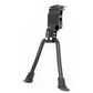 KICKSTAND  24-28 Adjustable, Centre Mount, Alloy BLACK, Double Leg - (Width of Stand Legs 215mm)