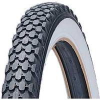 TYRE  20 x 2.125 BLACK with WHITE WALL (57-406)