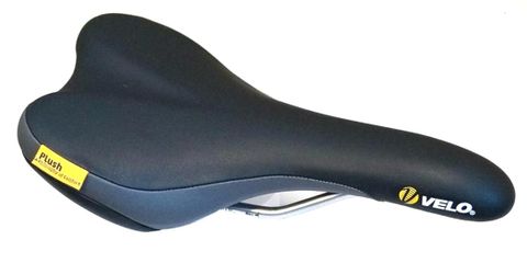 Saddle, Velo Plush, Mo, Extra comfort sport saddle, 342g, 271mm x 149mm, MTB or road, for fast riding